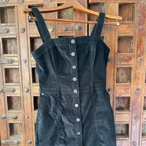 Black Corduroy Abercrombie Tank Dress